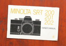 MINOLTA SR-T 200/201/202 INSTRUCTION BOOK/148719