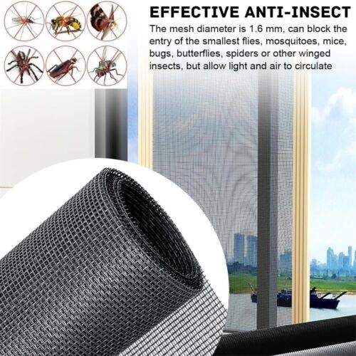 Pet Proof Window Screen Replacement Adjustable Fiberglass Repair Kit... - Picture 3 of 7