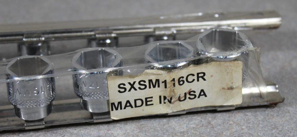 NEW Mac Socket Sets 22PC 3/8" Drive 6-PT Metric 9-19mm & SAE 3/16"-3/4" USA - Image 3 of 3