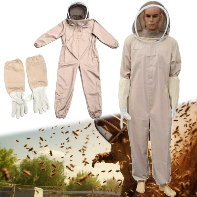 Beekeepers Schutzanzug Imkerjacke Mit Hut Schleier ImkerJacke Imkerei Handschuhe