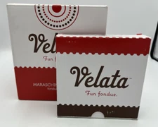 Velata Maraschino Curve Fun Fondue Warmer Set Plus Lid