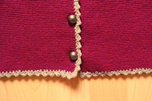 Hammerschmid Strickjacke NEU Gr. L himbeerfarben Reine Wolle Trachten Damen - Bild 6 von 7