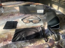 Hexagon Polarized Sunglasses for Womens Men Trendy Square Sun Glasses Black 