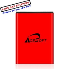 AceSoft 2060mAh EB494865VO Battery f Samsung Galaxy Prevail 2 SPH-M840 CellPhone