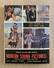Rare Vintage 1972 Modern Sound Pictures 16 mm Film Catalog Horror Sci Fi Comedy