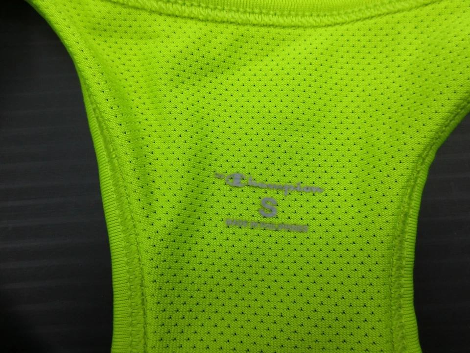 Женский тренировочный спортивный бюстгальтер Champion размер S желтый без проволоки 1E - Изображение 3 из 4