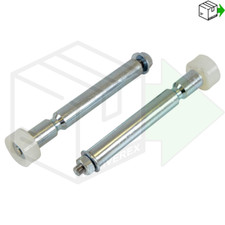Henderson Merlin Roller Spindles Pair Nut Fixings Garage Door Spares Parts DIY