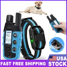 Dog Training Collar Pet Electric Shock Collar Waterproof with Remote For Dogs