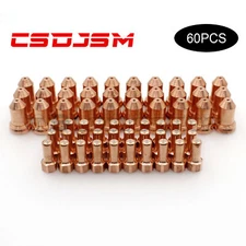 60pcs 52558 Electrode 51311.10 Tips 1.0mm fits Plasma Torch IPT-80 PT80 PT-80