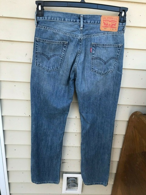 Levis 514 Men's 100% cotton Classic Straight Fit Denim Jeans blue zip fly 29x30 | eBay