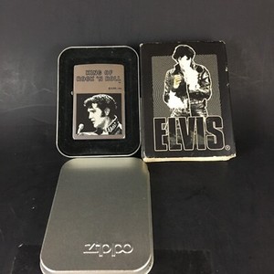 Vintage Elvis Presley Zippo Lighter NOB NOS Rock N Roll The King USA NUC HTF