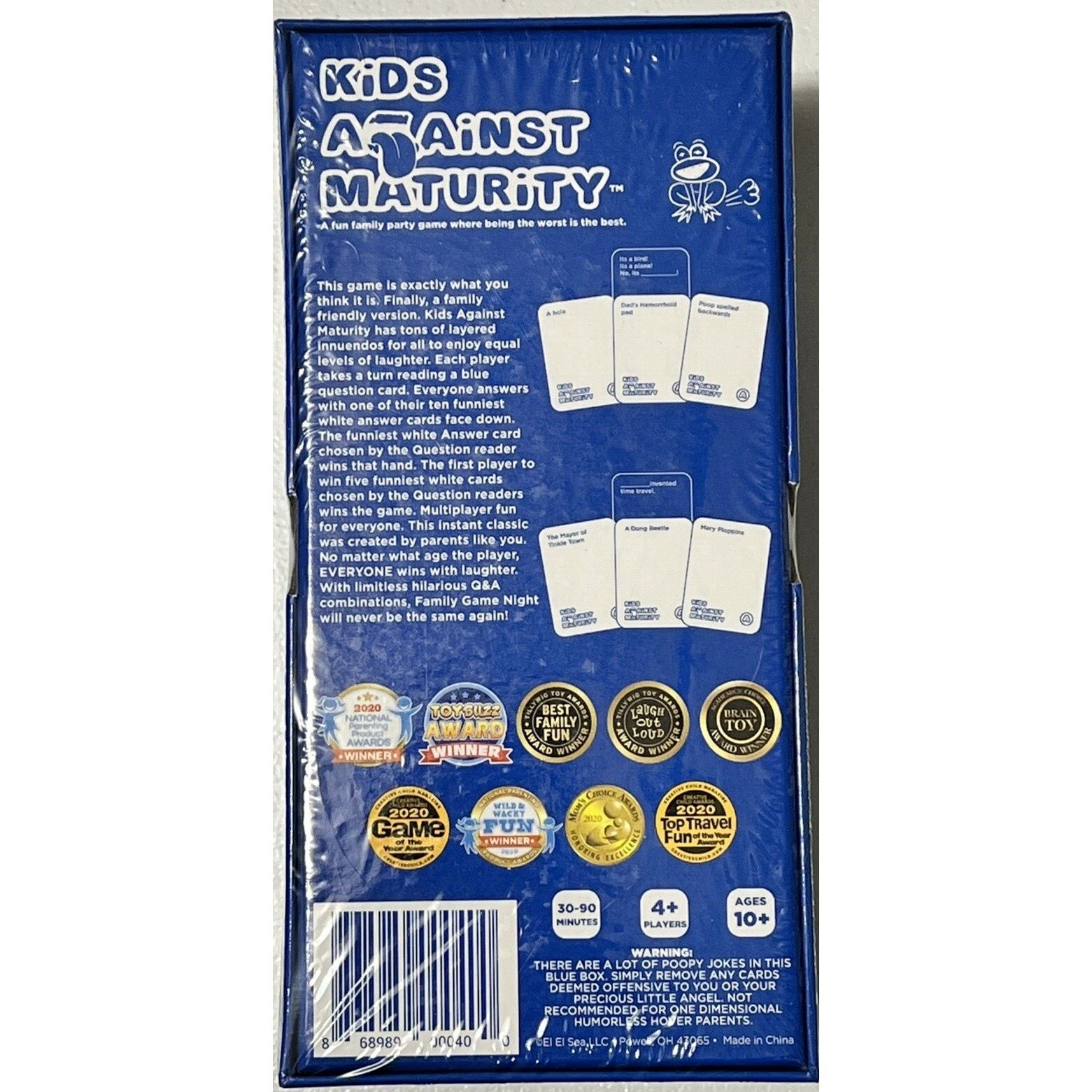 Kids Against Maturity Core Game & Expansion Packs 1-3 Card Game for Kids