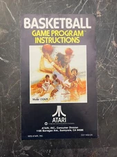 Basketball Atari 2600 CX2624 Game Program Instruction Manual Booklet (1978)