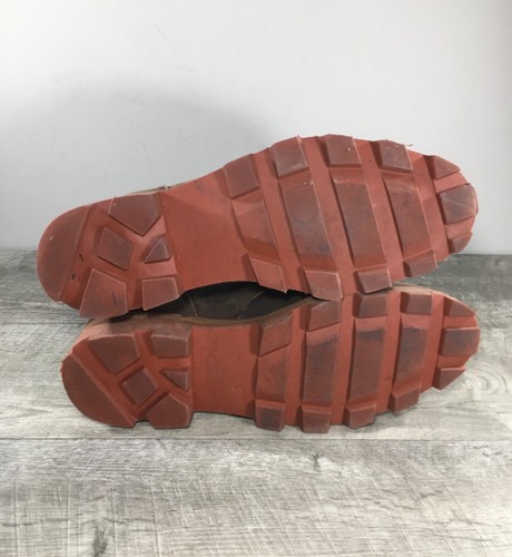 J.D. Fisk Herren Kampf Leder Wandern Rucksack Arbeit Abgenutzt Stiefel 11 - Bild 7 von 9