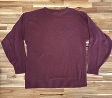 Vintage Ralph Lauren Chaps Crewneck Sweater Men  s Large Burgundy