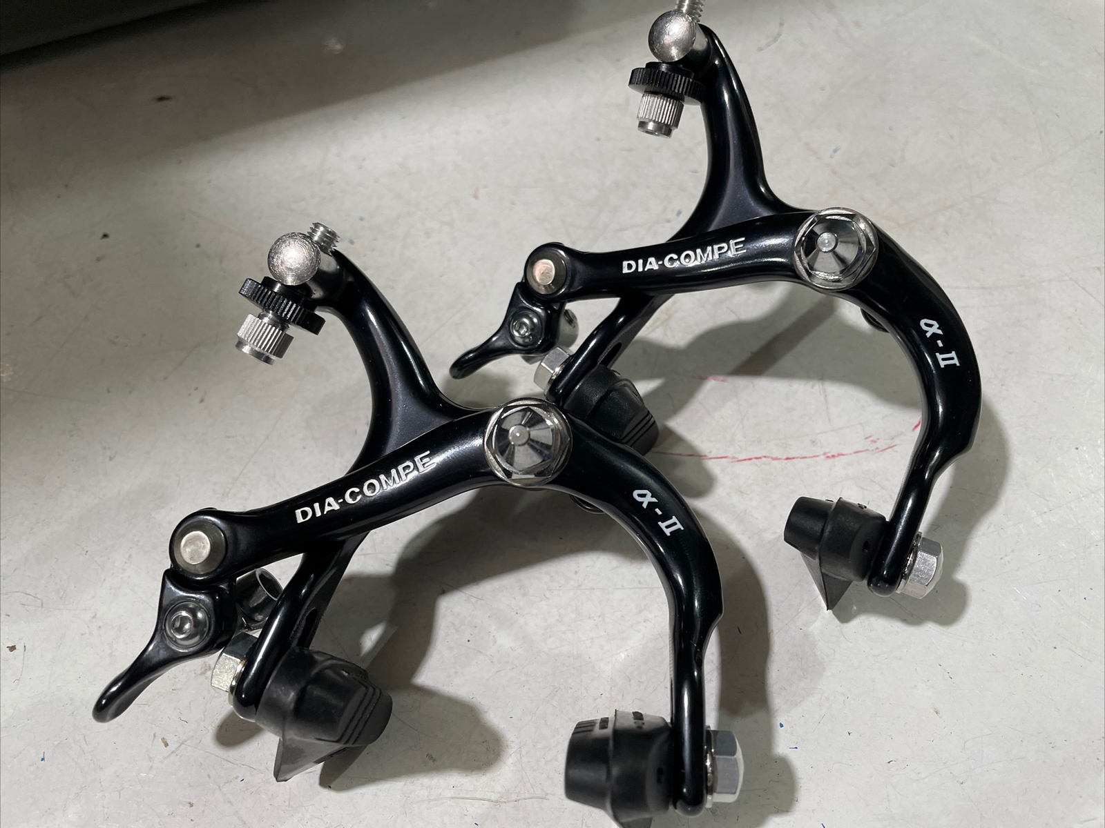 CX ll Road bike brake calipers Black 400 NOS eBay