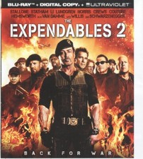 No Disc No Case ORIGINAL COVER ART The Expendables 2 2012 Blu-ray Cover