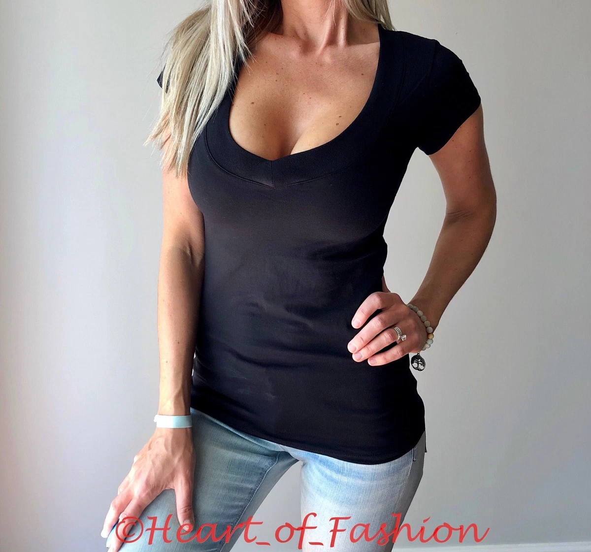 Low clearance cut neckline