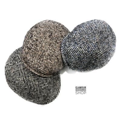Coppola Wintermütze Herren Damen Wolle Streifen MADE IN ITALY Florenz 2