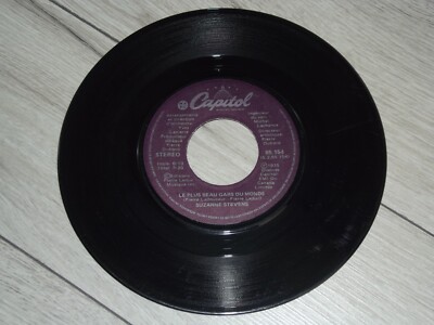 Suzanne Stevens Le Plus Beau Gars du Monde / Les Nuits Sont Vinyl 7'' 45 RPM