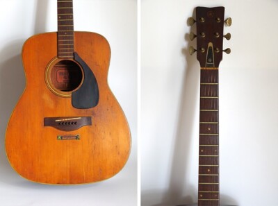 Yamaha FG-180 Red Label Acoustic Vintage Guitar | eBay