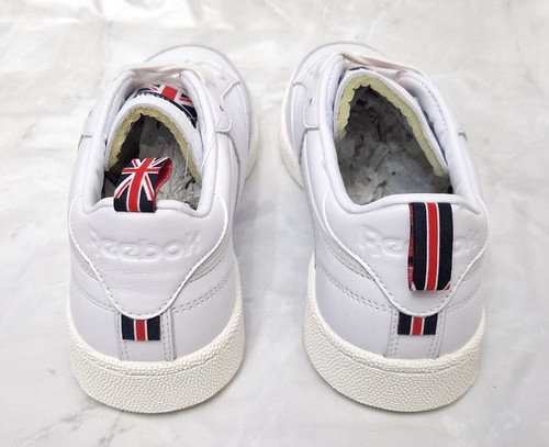 Zapatillas deportivas REEBOK Classics Club C 85 Union Jack para hombre blancas Reino Unido 8 - Imagen 4 de 7