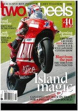 TWO WHEELS motorcycle magazine October 2008 Honda VTX1800C Kawasaki 2000 KTM RC8