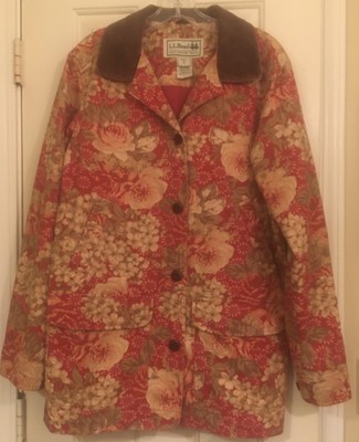ll bean floral jacket