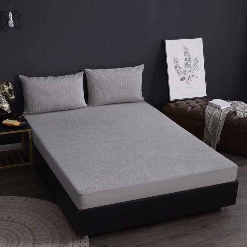 Mattress Cover With Elastic Strap Bedspread Fitted Sheet Bedspread Full Size - Image 2 of 4