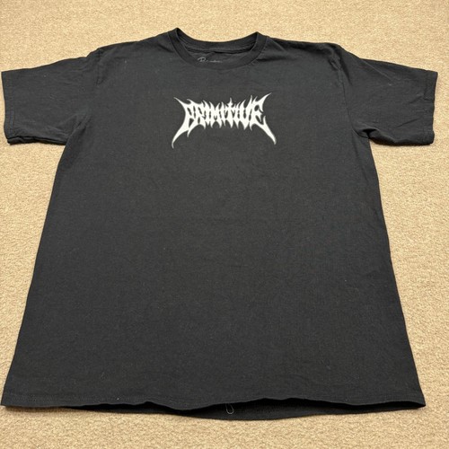 Primitive Boys Shirt Black Extra Large Short Sleeve Skateboarding Casual YOUTH - Picture 4 of 9