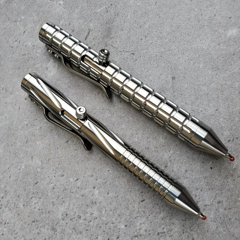 TC4 Titanium Alloy CNC Pocket Ball Pen Business Office Signature Pen M22  Refill