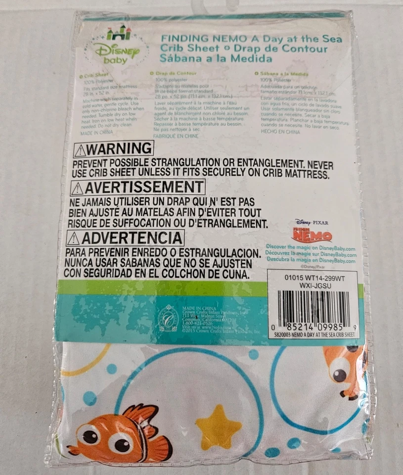 Sábana para cuna Finding Nemo: A Day at the Sea Foto 4 de 4