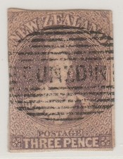 Nuova Zelanda Regina Vittoria 3d usato con annullo Dunedin