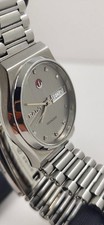 Vintage 1970/80s Rado Automatic Watch Stainless Steel Day/Date 