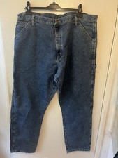 Herren Vintage Wrangler Blau Denim Cargo Stil Jeans Carpenter 40 W 32 Bein M-K