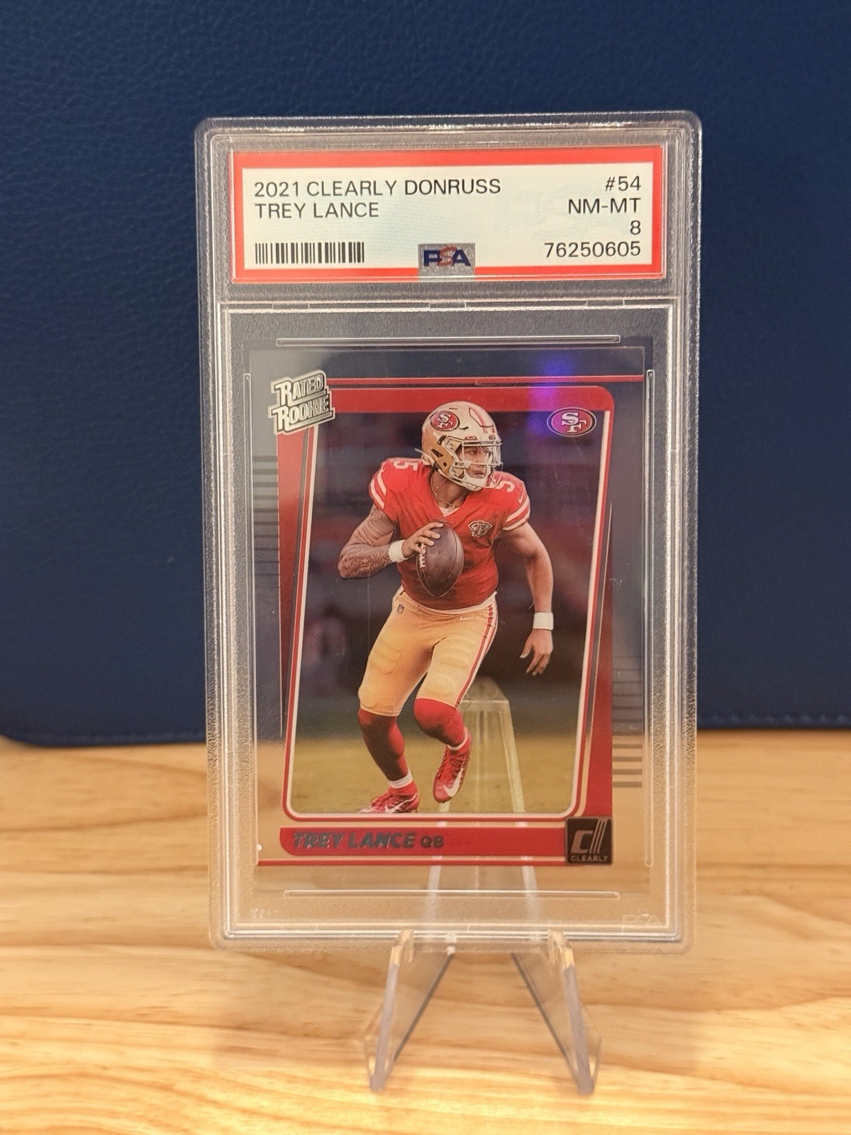 2021 Panini Clearly Donruss - Rated Rookie Trey Lance #54 (RC)