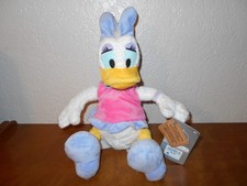 Disney Parks Daisy Duck Pink Dress 12" Plush Toy Doll