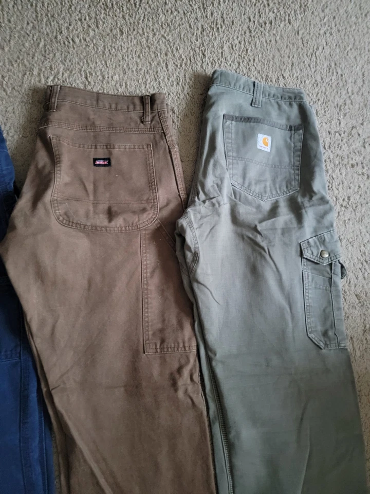 Paquete de pantalones de trabajo vintage (Carhartt y Dickies) Foto 4 de 4