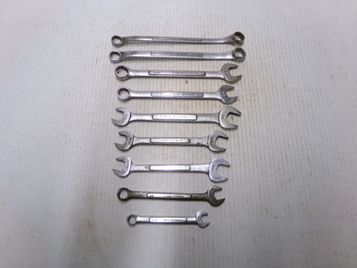 #ad Craftsman Lot of 9 SAE =V= Vintage Wrenches $39.95