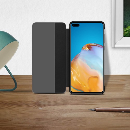 Case Huawei P40 Folio Smart View Full Protection Cover Original Huawei-Black - Picture 5 of 5