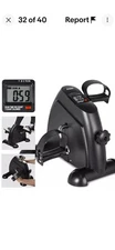 AGM MINI EXERCISE BIKE UNDER DESK BIKE ARM & LEG CYCLE W/LCD DISPLAY(NEW IN BOX)
