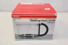 Krups 10 Cup Glass Carafe Replacement #58117 Black Handle Original Accessory