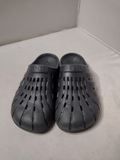 Adidas Unisex Adilette Clog Slip On Slides M5 W6 Navy Blue Stripes Shell Toe K