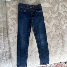 The Children's Place Girls Super Skinny Jeans 5 Slim Blue Denim Adjustable Waist