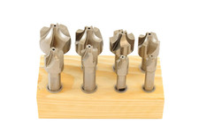 M42 Cobalt Corner Rounding End Mill Set 8 PCS 1/16"-3/8" 404-5840 M
