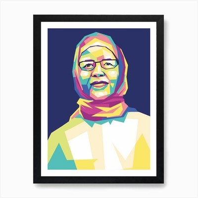 Adi Utarini Wpap Kunstdruck gerahmt Wandbild Poster Leinwanddruck Bild