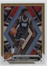 2023-24 Topps Chrome Gold Refractor /50 Sidy Cissoko #57 1d0h