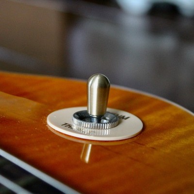 LP style thread on toggle switch tip, 8-32 thread - Solid Brass
