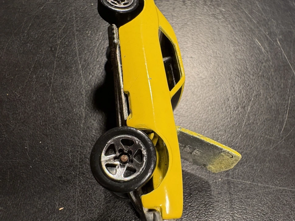 Hot Wheels Factory Error Reversed Base 67 Camaro #448 Yellow and Black 1:64 Car - Image 4 of 4