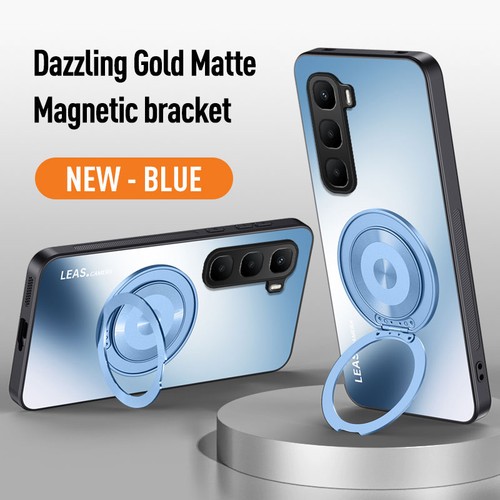 For Infinix Hot 60 Pro+, Hybrid Magnetic Ring Holder Stand Hard Case Cover - Picture 16 of 19